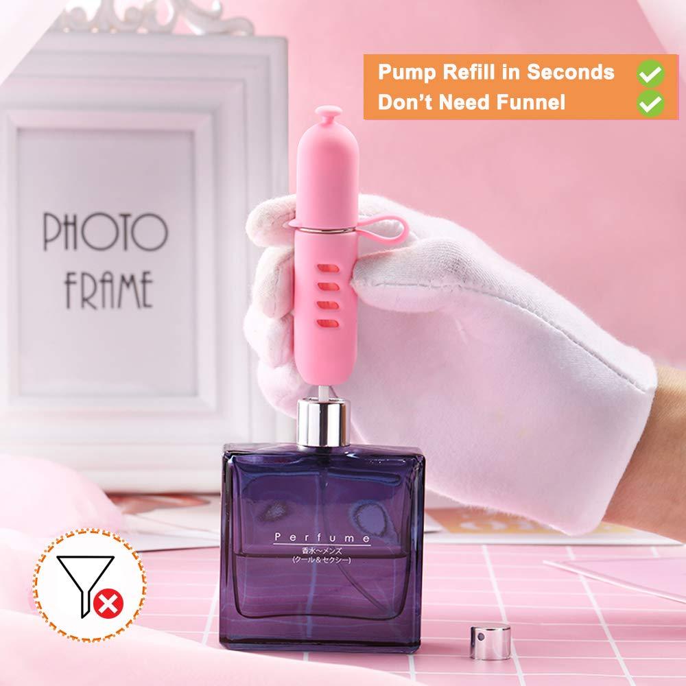 Atomizador de Perfume Rellenable Yeejok 5ml Aprobado TSA Blanco