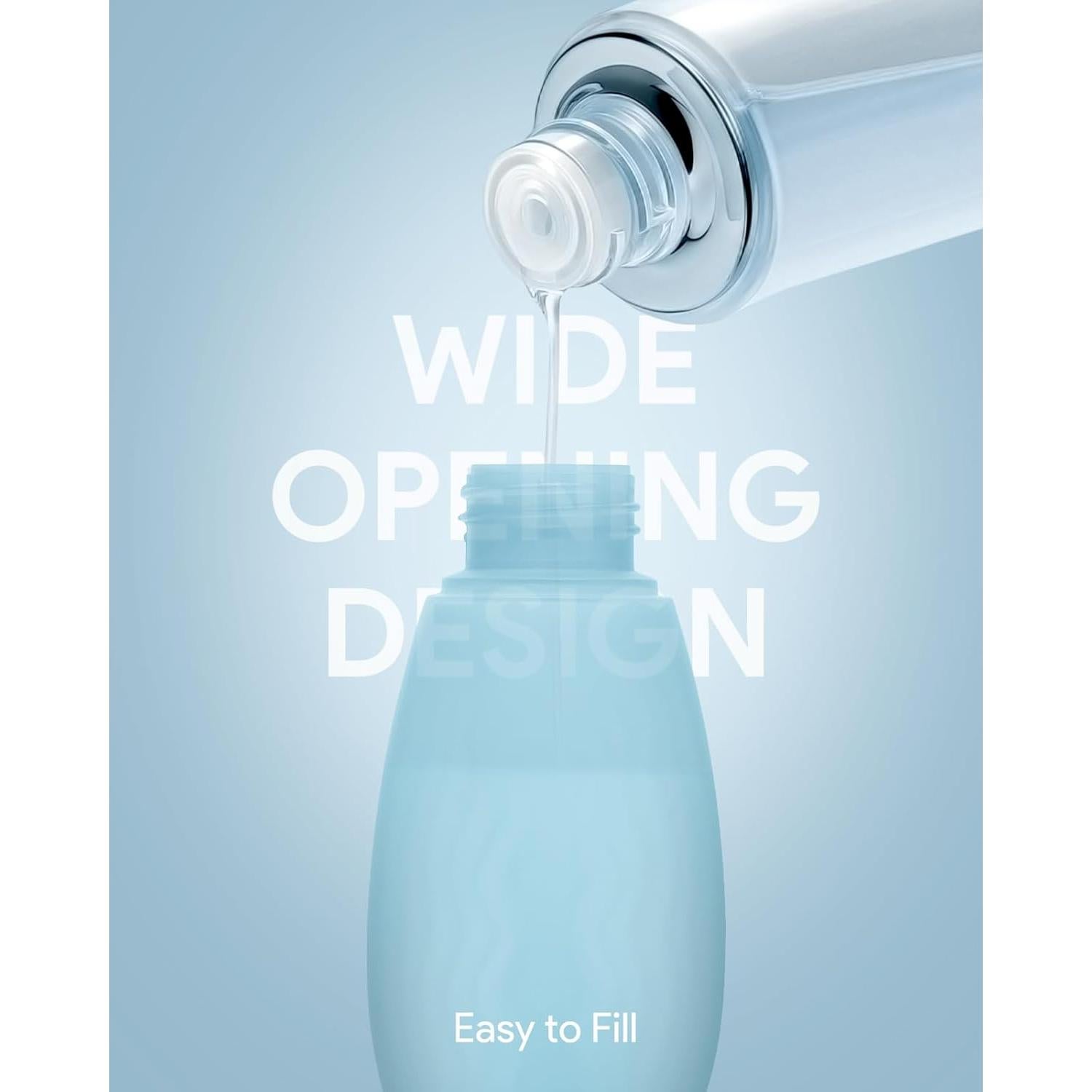 Botellas de Aseo de Viaje Lotour 4 Pack 60ml Aprobadas TSA