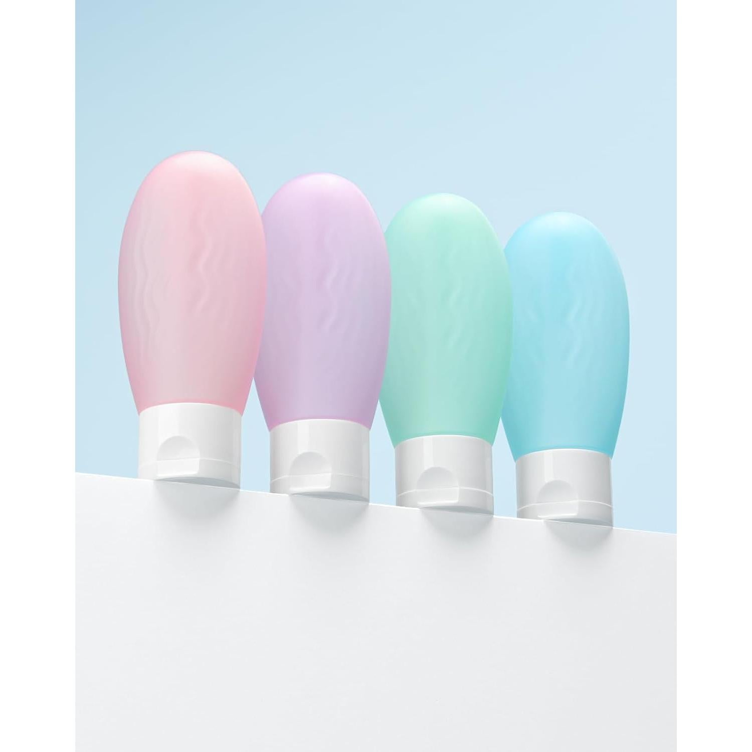 Botellas de Aseo de Viaje Lotour 4 Pack 60ml Aprobadas TSA