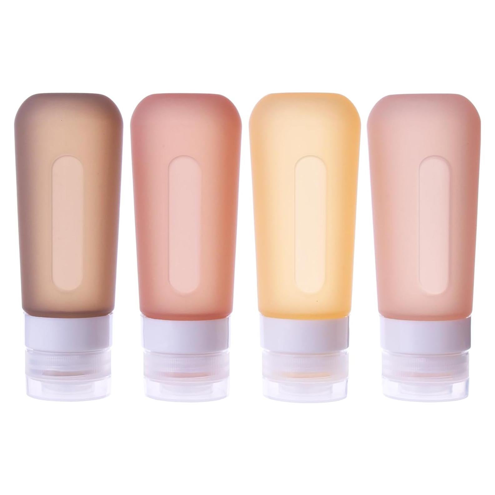 Botellas de viaje CAMPWOLF 85ml a prueba de fugas Albaricoque