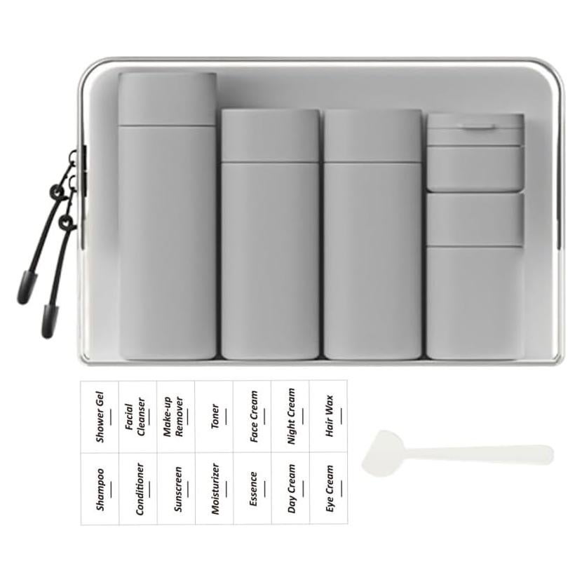 5 Botellas de Viaje Reutilizables Sprigold Aprobadas por TSA