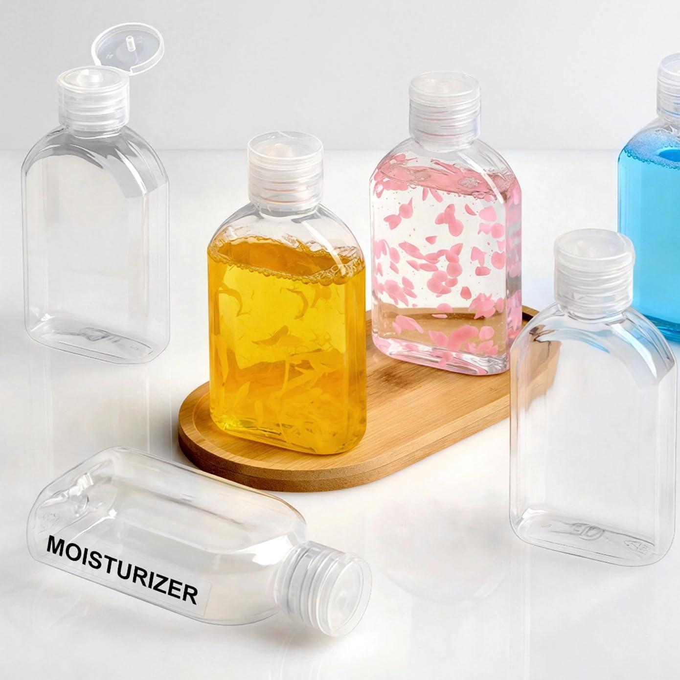 Botellas de Viaje TUZAZO 100ml 6 Pack Aprobadas por TSA