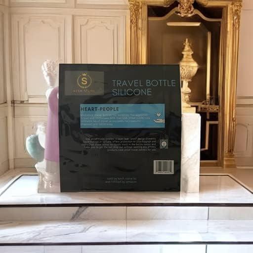 Botellas de Viaje de Silicona KESH STORE 4 Pack 58ml A Prueba de Fugas