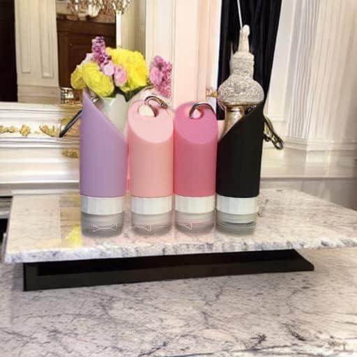 Botellas de Viaje de Silicona KESH STORE 4 Pack 58ml A Prueba de Fugas