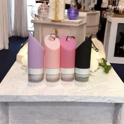 Botellas de Viaje de Silicona KESH STORE 4 Pack 58ml A Prueba de Fugas