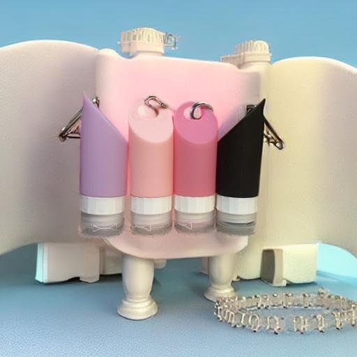 Botellas de Viaje de Silicona KESH STORE 4 Pack 58ml A Prueba de Fugas