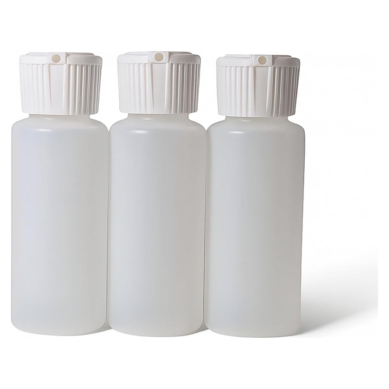 Botellas de Plástico Translúcidas Genérico 2 oz Set de 3