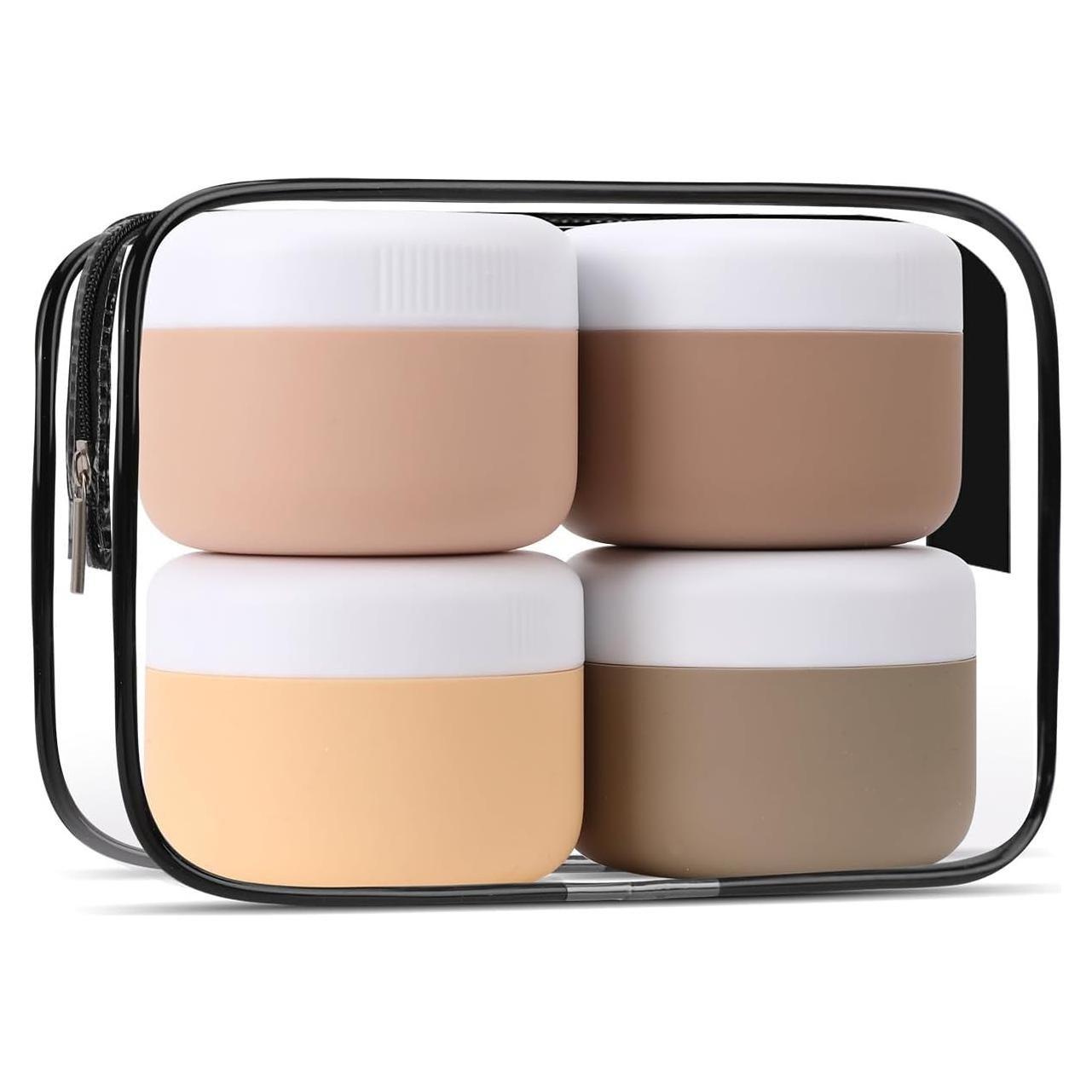 Contenedores de Silicona 5 en 1 DATANSUN 40ML Aprobados por TSA