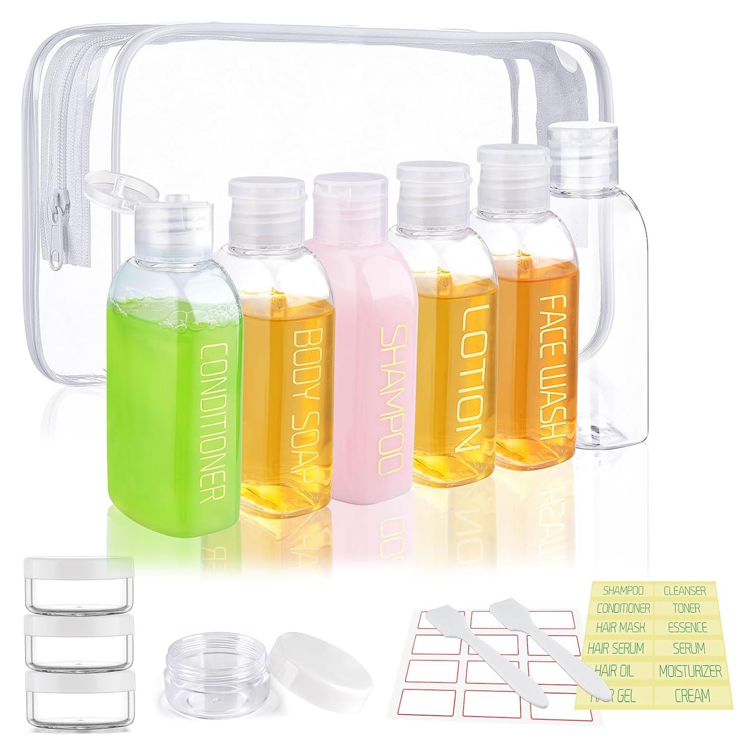 Botellas de Viaje Cosywell 10PCS Aprobadas por TSA 100ml