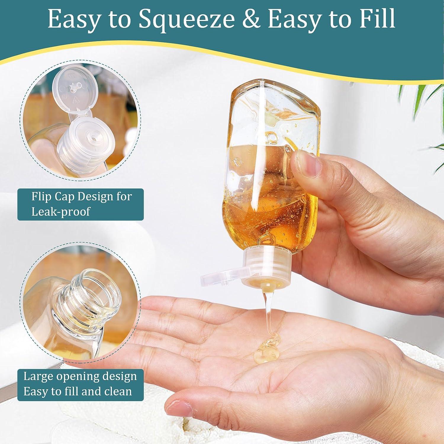 Botellas de Viaje Cosywell 10PCS Aprobadas por TSA 100ml