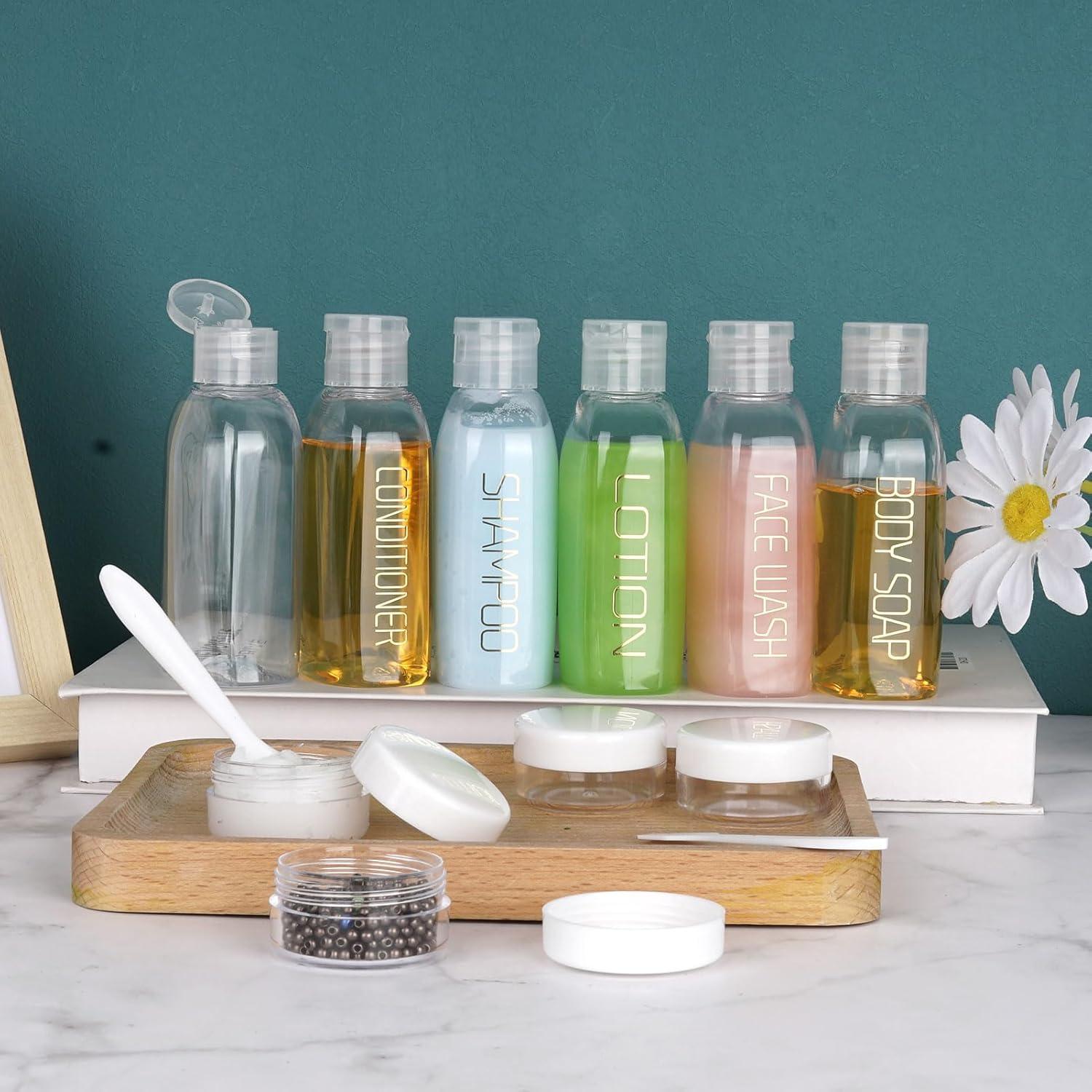 Botellas de Viaje Cosywell 10PCS Aprobadas por TSA 100ml