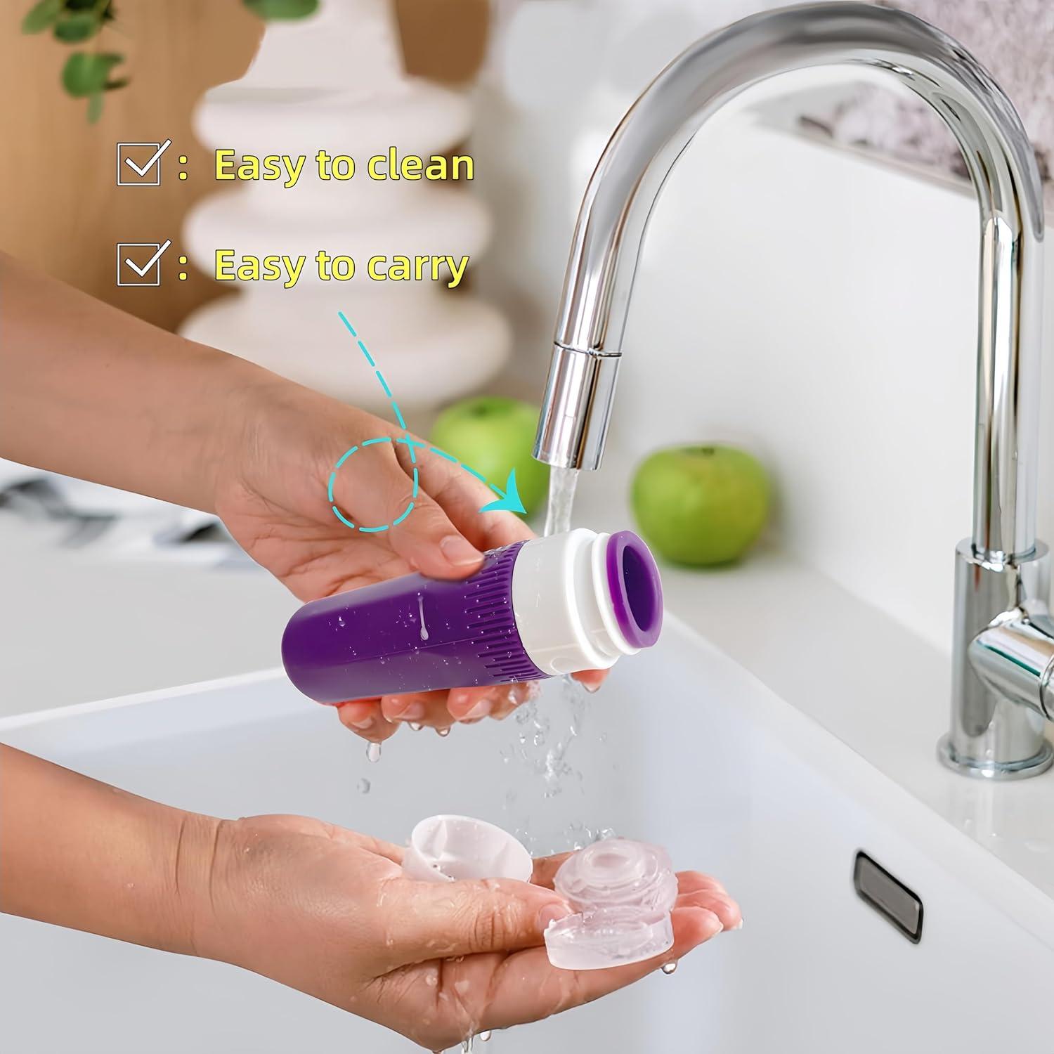 Juego de Botellas de Viaje LSQDV 18 Piezas Aprobadas TSA