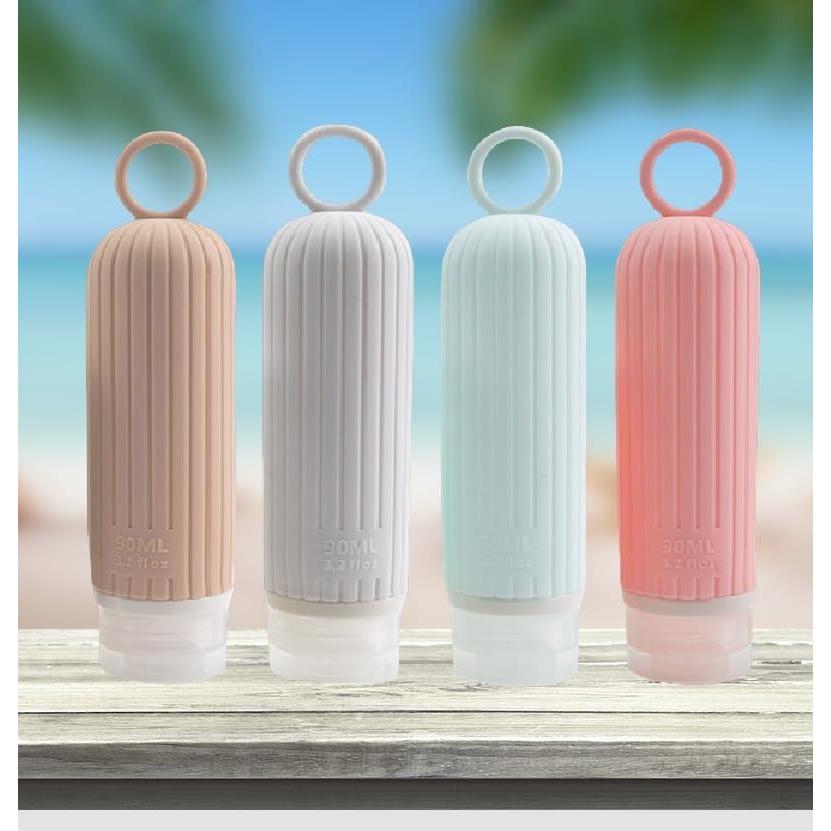 Botellas de Silicona Fullplus 3 oz Reutilizables para Viaje