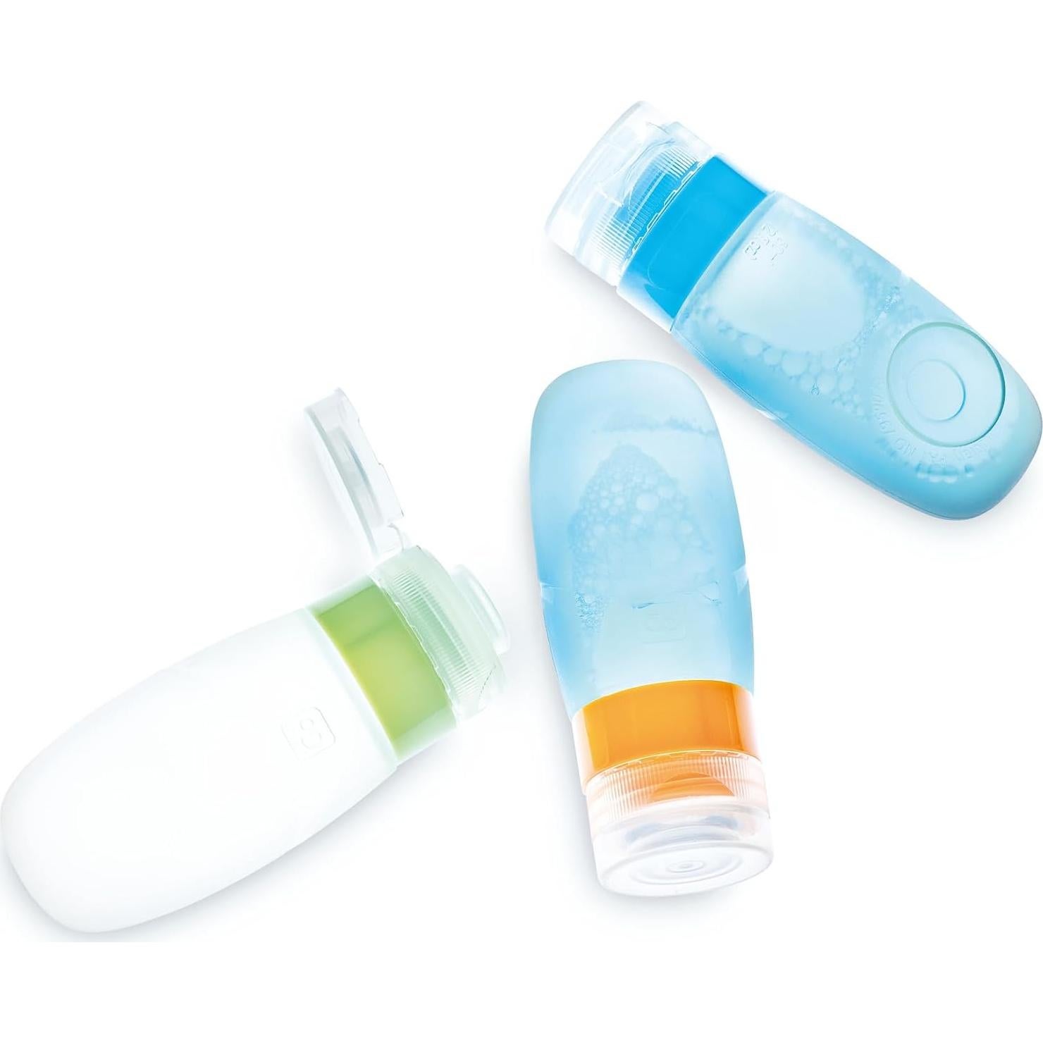 Trío de Botellas de Viaje Go Travel 60ml Aprobadas por TSA