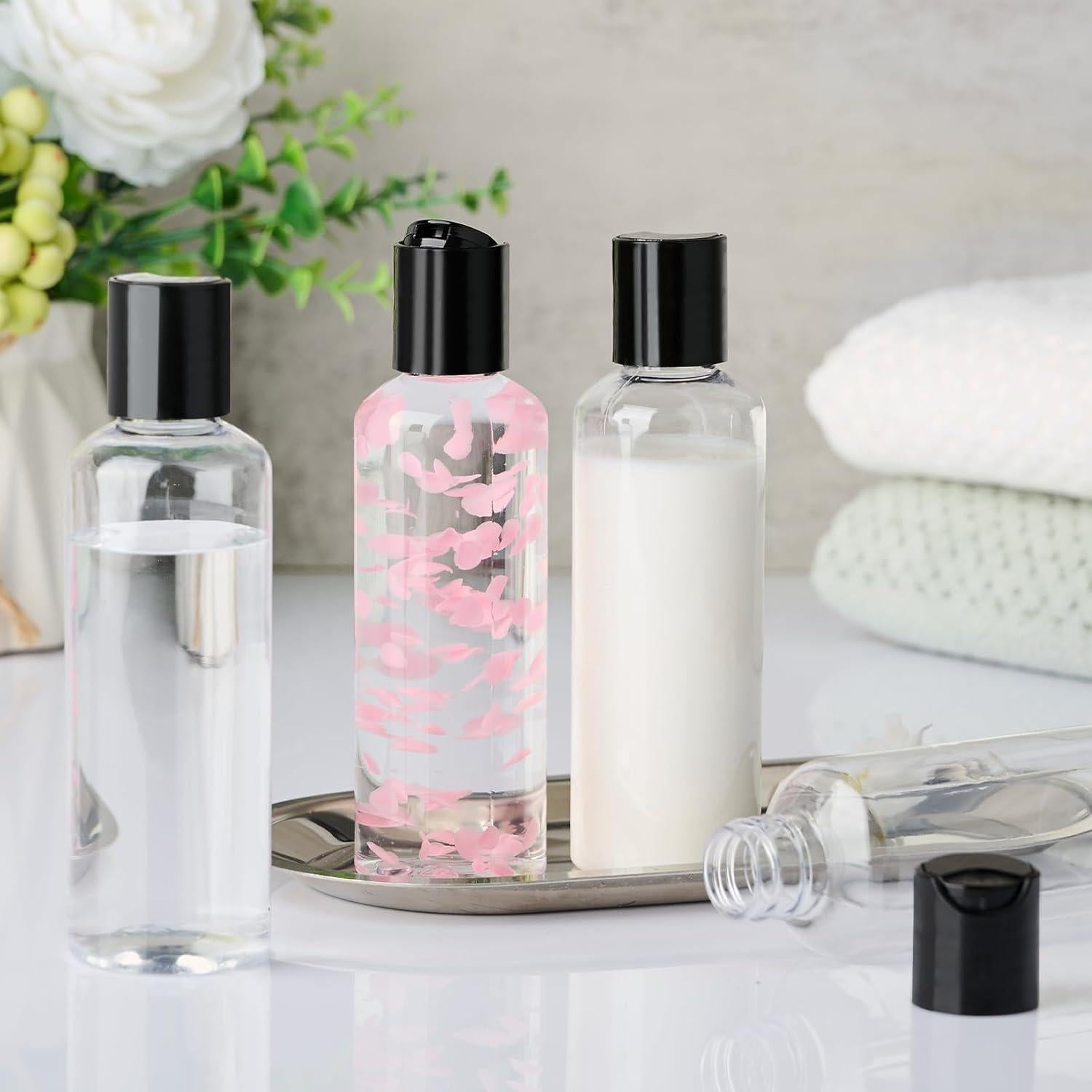 Botellas de Viaje 100 ml TUZAZO 10 Pack Transparentes TSA