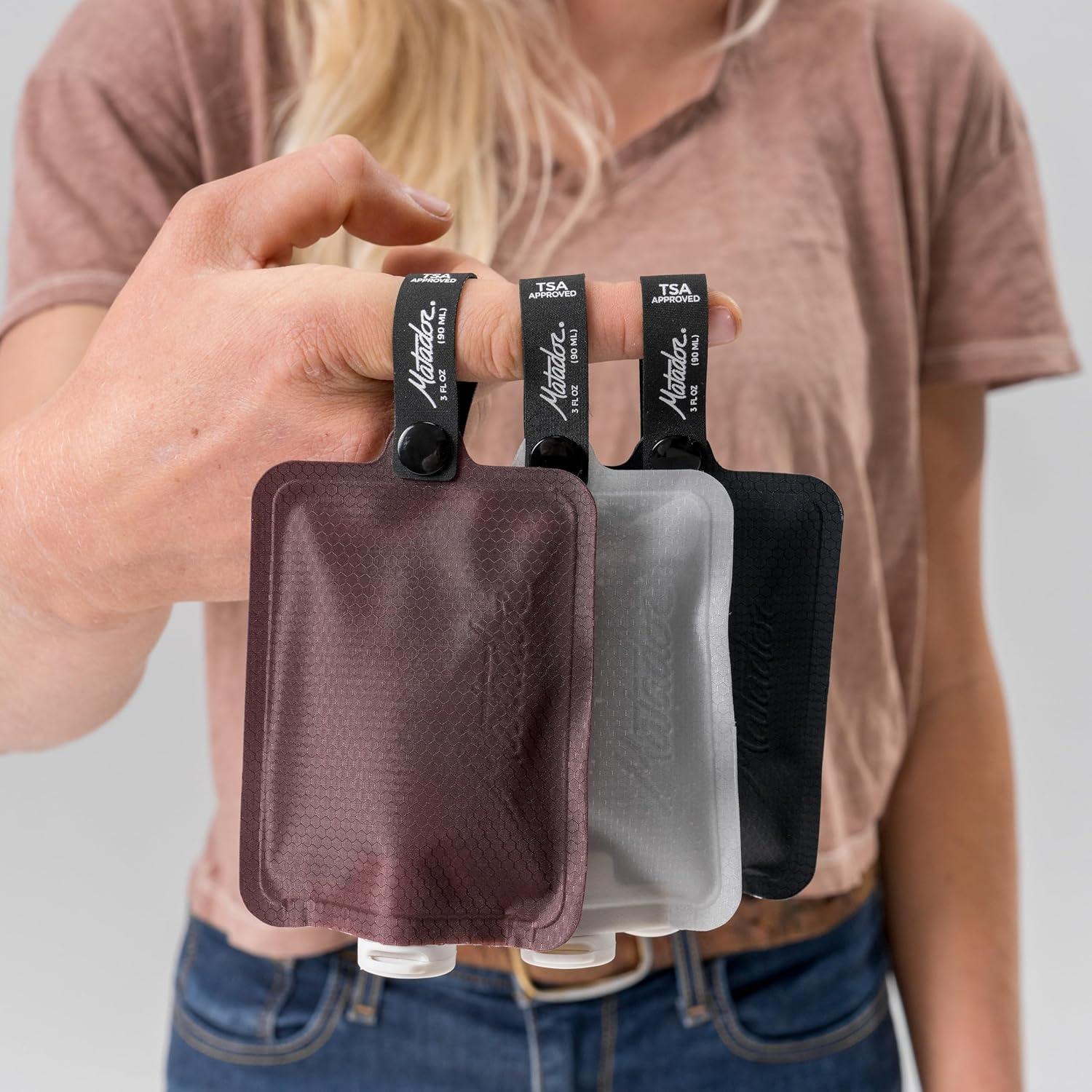 Botellas de Aseo Matador FlatPak 3 Pack 89.8 ml TSA