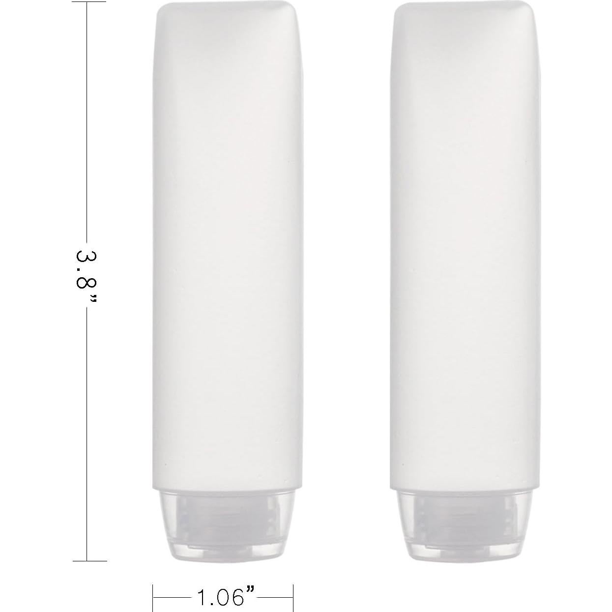 6 Botellas de Plástico OTO 30ml Aprobadas por TSA para Viaje