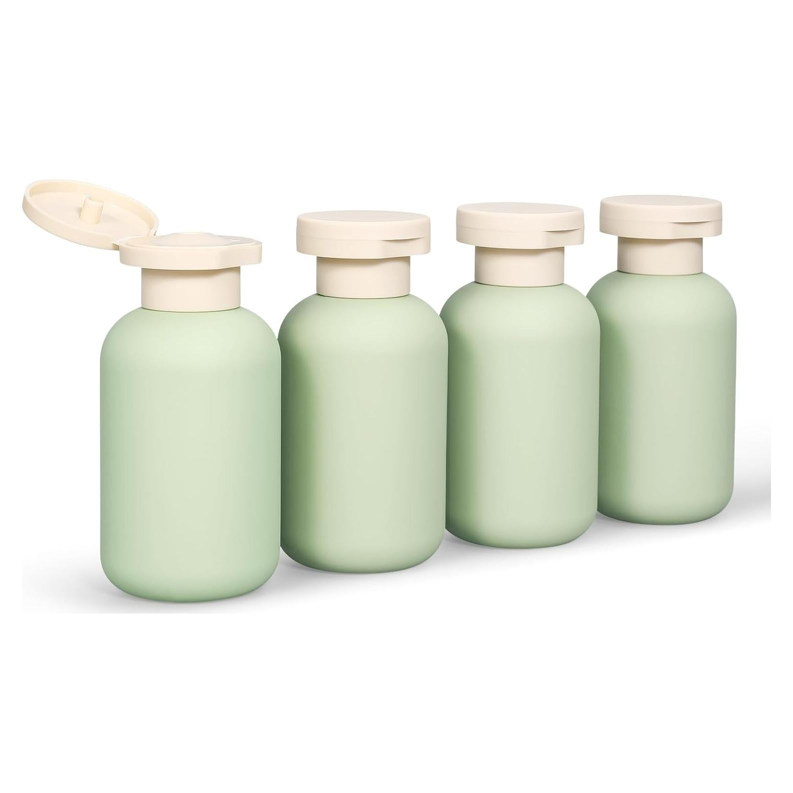 Botellas de Viaje Reutilizables DEMORA 100 ml Aprobadas por TSA - 4 Pcs