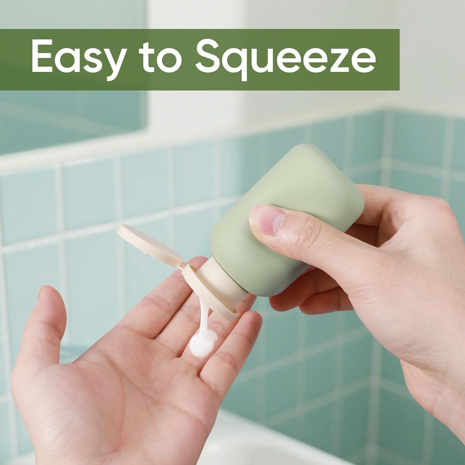 Botellas de Viaje Reutilizables DEMORA 100 ml Aprobadas por TSA - 4 Pcs