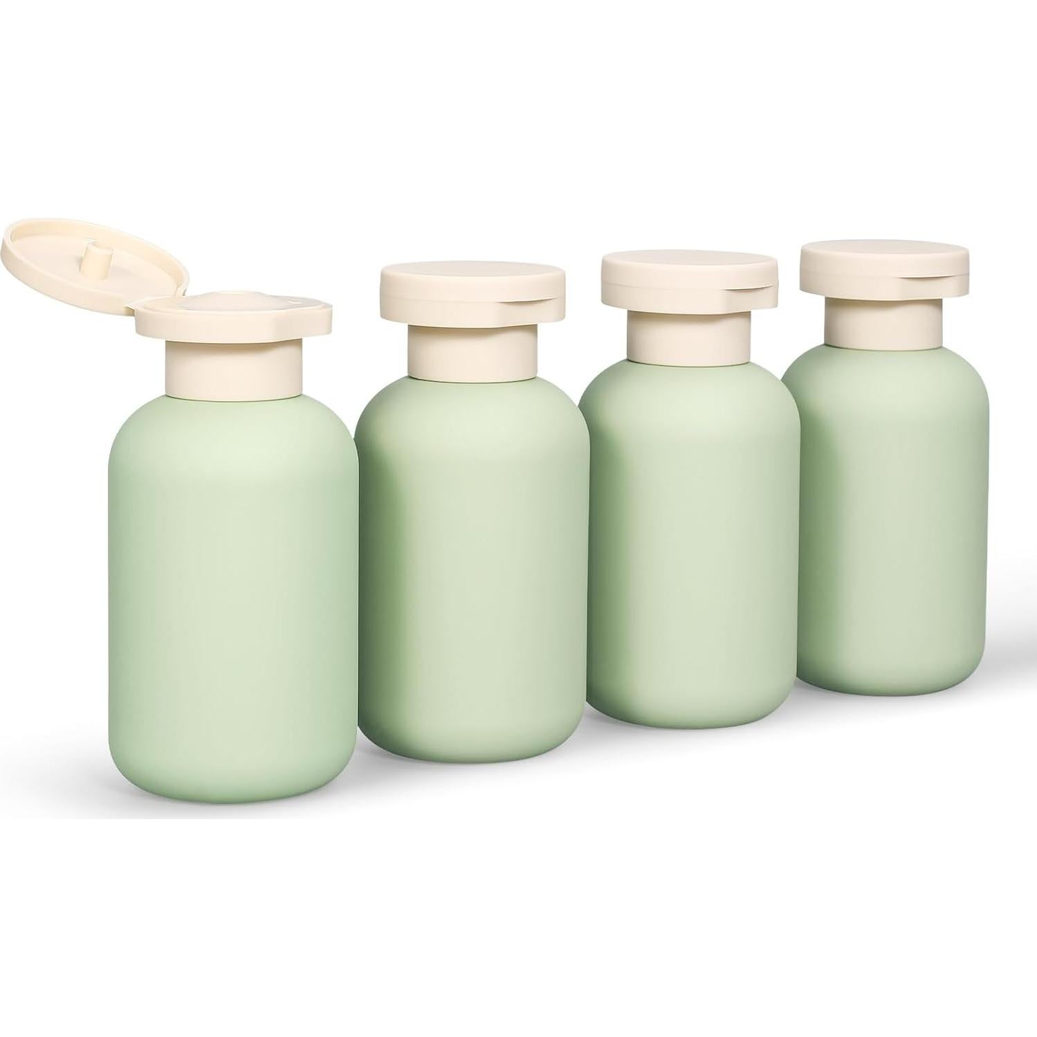 Botellas de Viaje Reutilizables DEMORA 100 ml Aprobadas por TSA - 4 Pcs