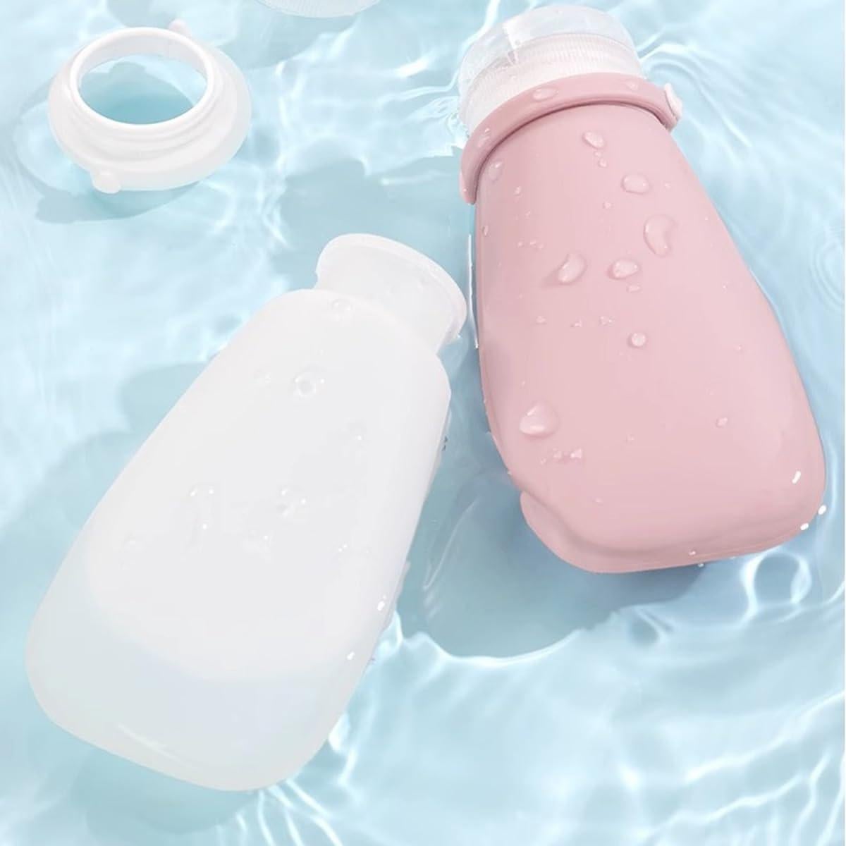 Juego de Botellas de Viaje 21 Piezas Tokusyou Rosa 90ml