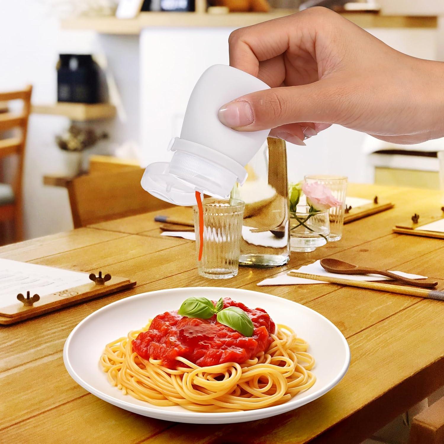 Botellas de Silicona RONRONS 30ml A Prueba de Fugas 4 Pack