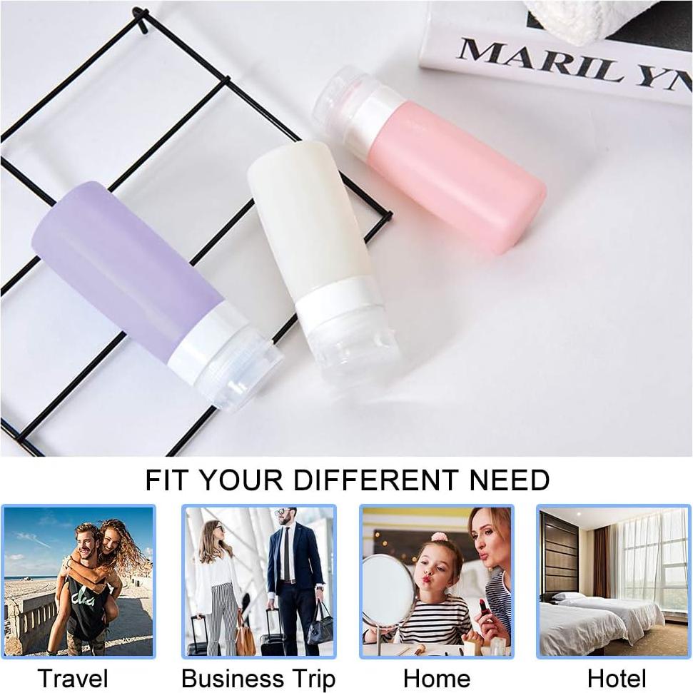 Set de Botellas de Viaje Vitog 12 Piezas Silicona y PET