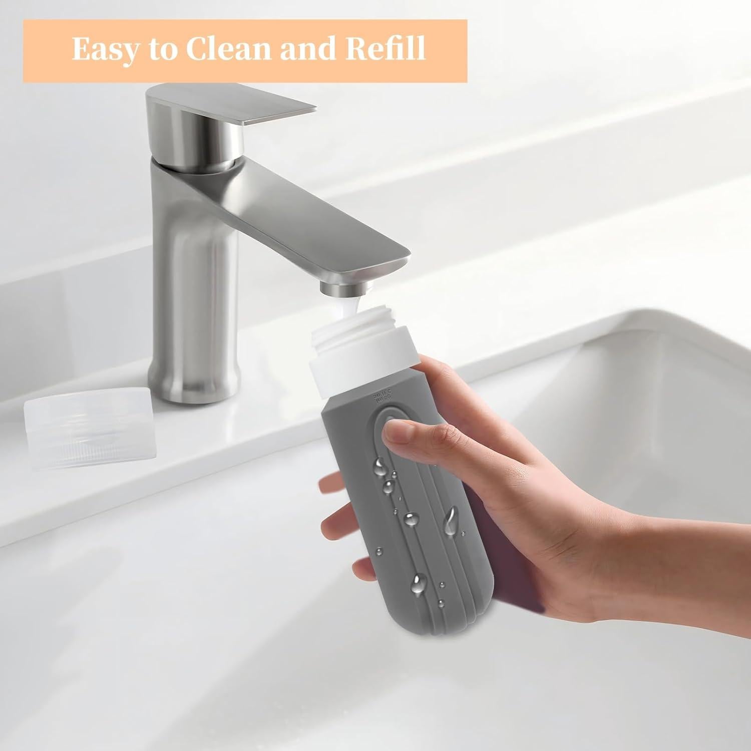 Juego de Botellas de Viaje SARTNP 3oz Silicona A Prueba de Fugas