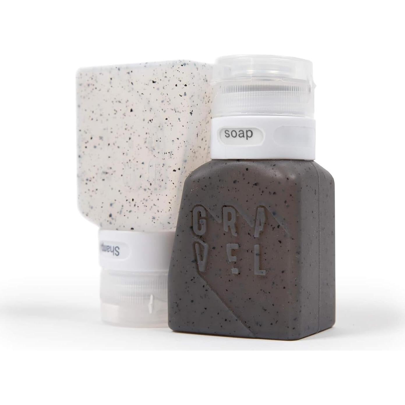 Botellas de Viaje Gravel 89ml Aprobadas por la TSA - 4 Pack