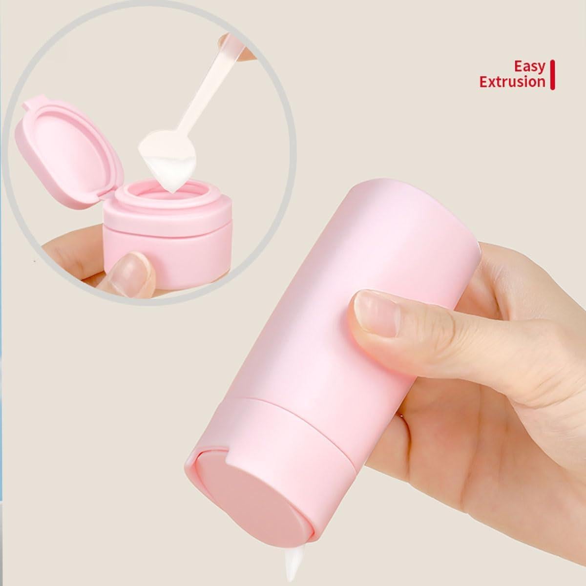 Juego de Botellas de Viaje Cirea 100ml A Prueba de Fugas Blanco