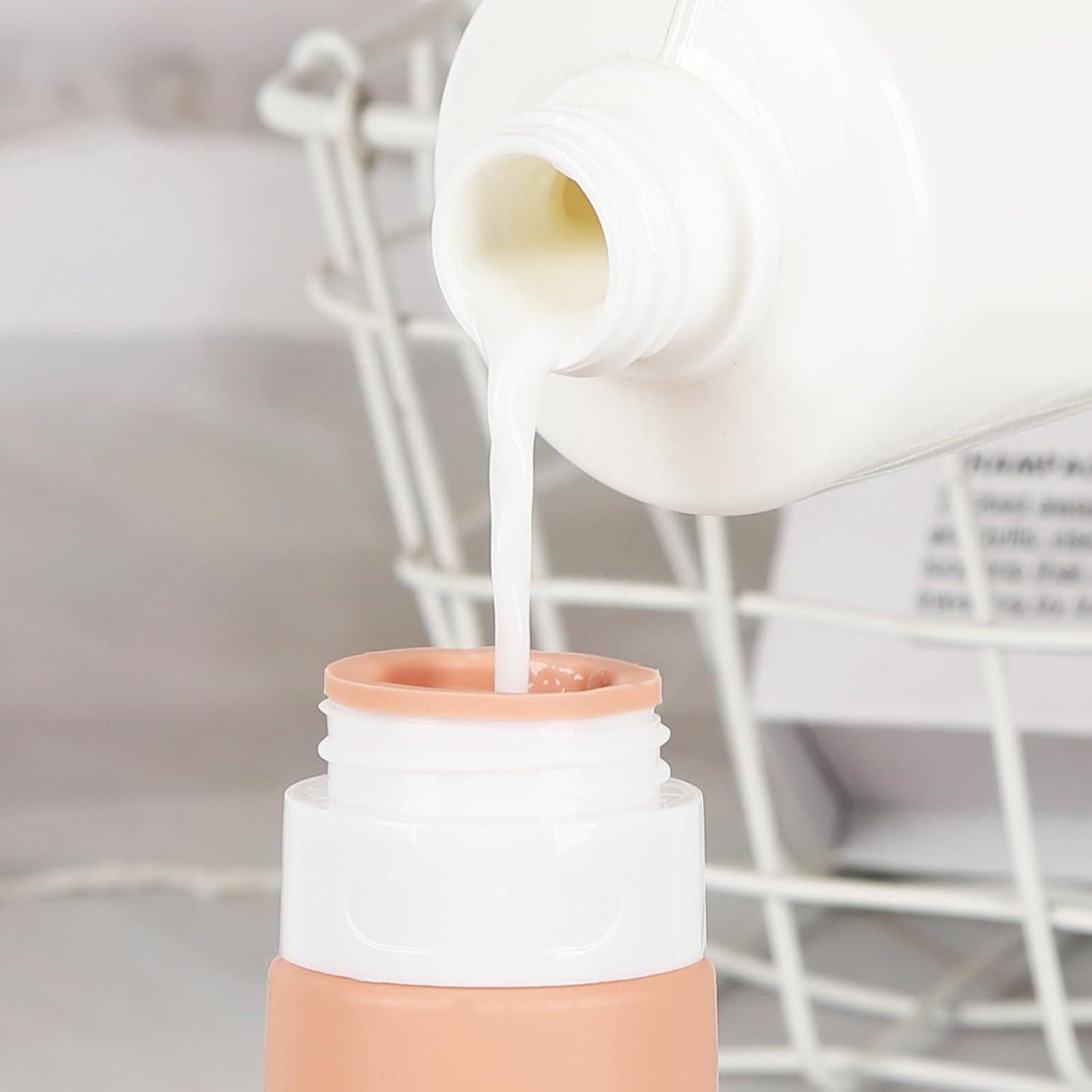 Juego de Botellas de Viaje SARTNP 16 Piezas Silicona 60ml 90ml