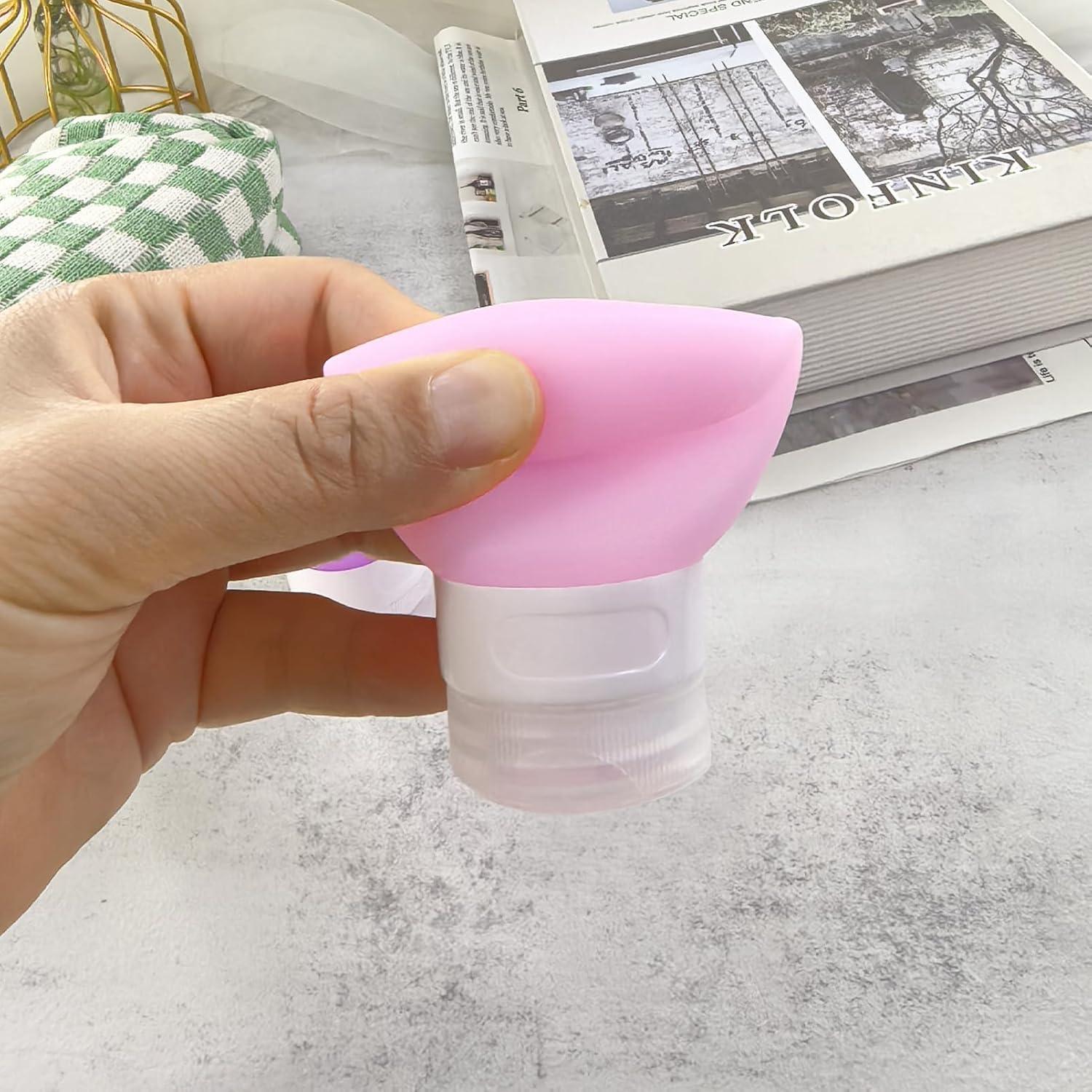 Botellas de Viaje Mziart 60ml Silicona Aprobadas por TSA - 3 Piezas