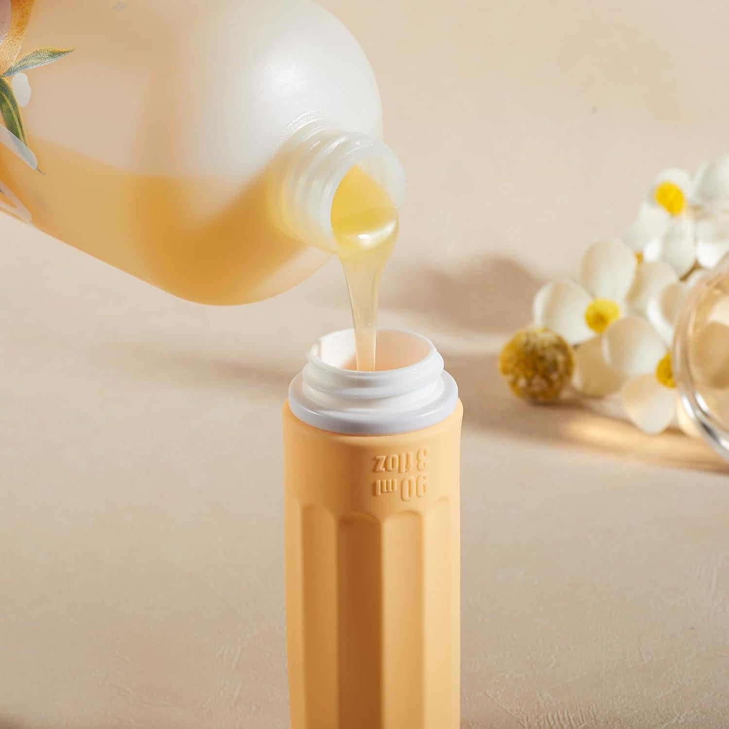 Botellas de Viaje INSFIT 3oz Silicona A prueba de Fugas