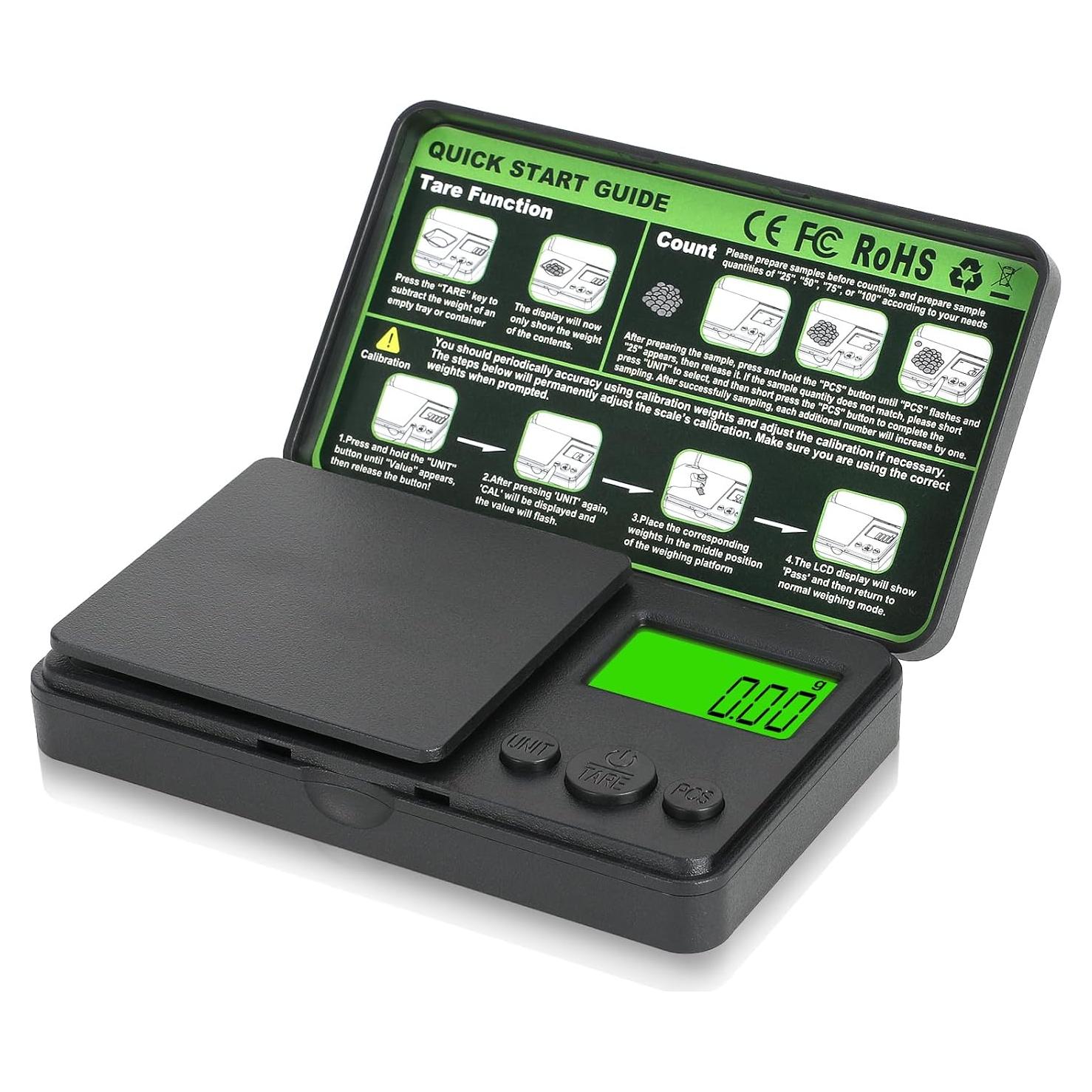 Balanza Digital de Precisión Muaket CX-5 0.01g-1000g LCD