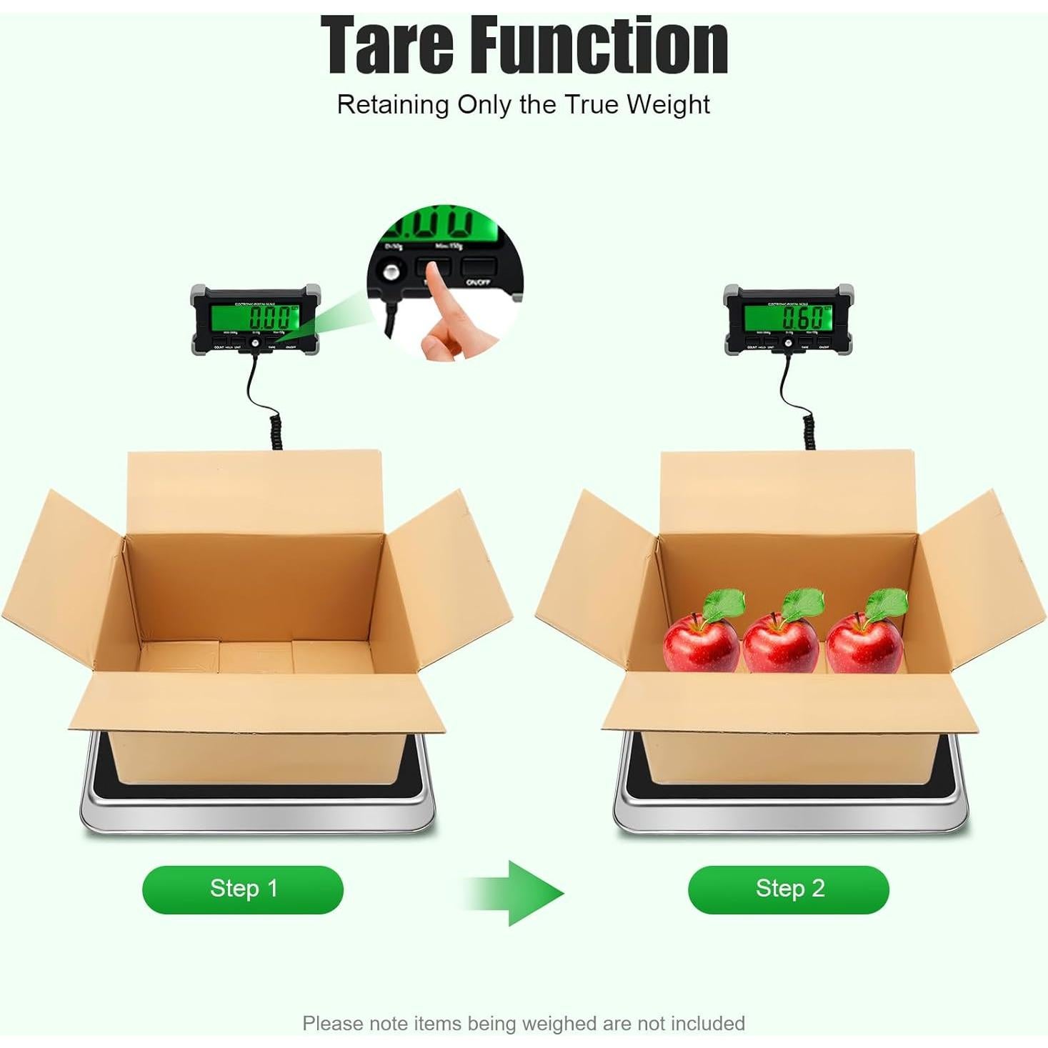 Escala Postal Digital ALSKXaxna 199.66 kg con Pantalla LCD