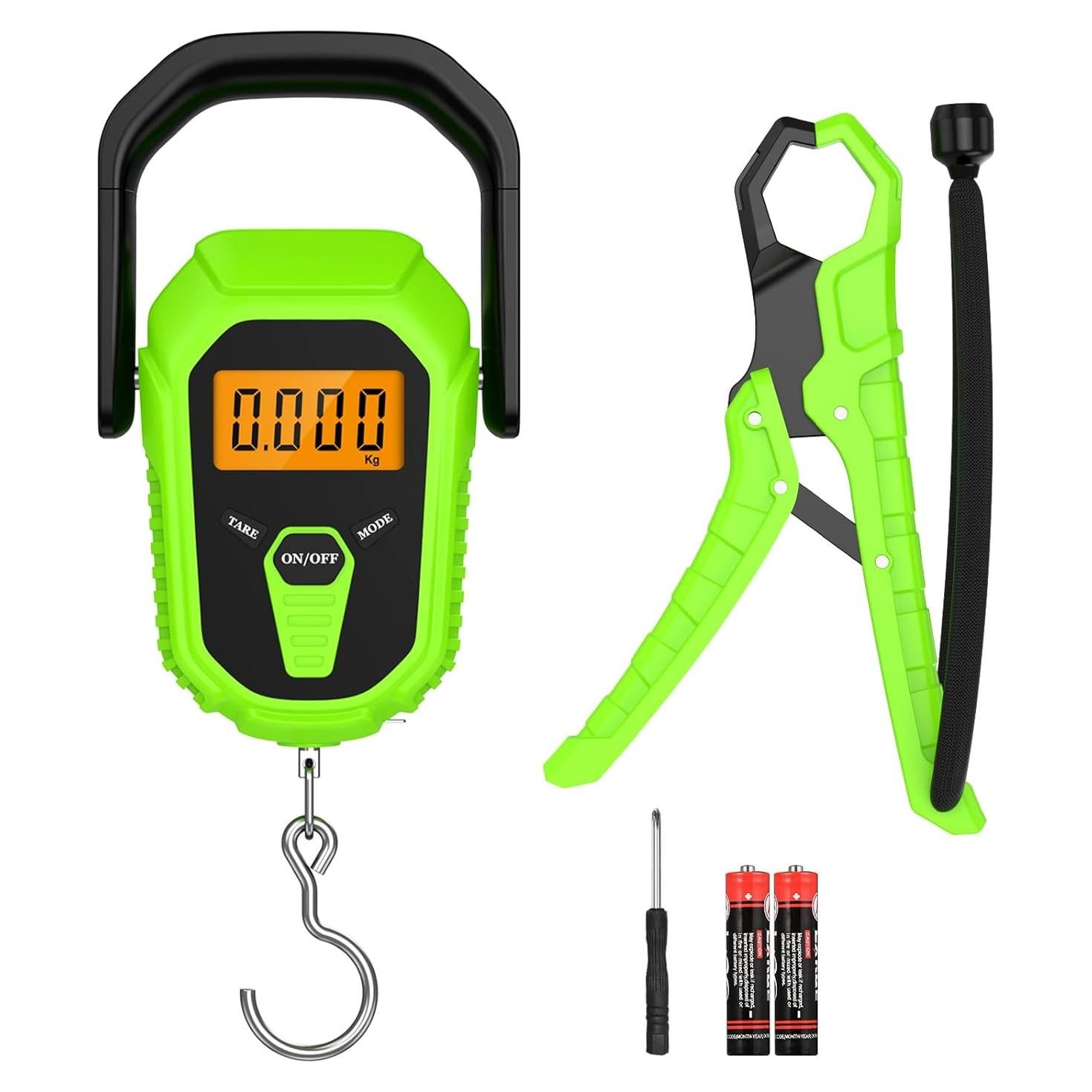 Báscula Digital ORIA para Pescado 50kg con Cinta Métrica