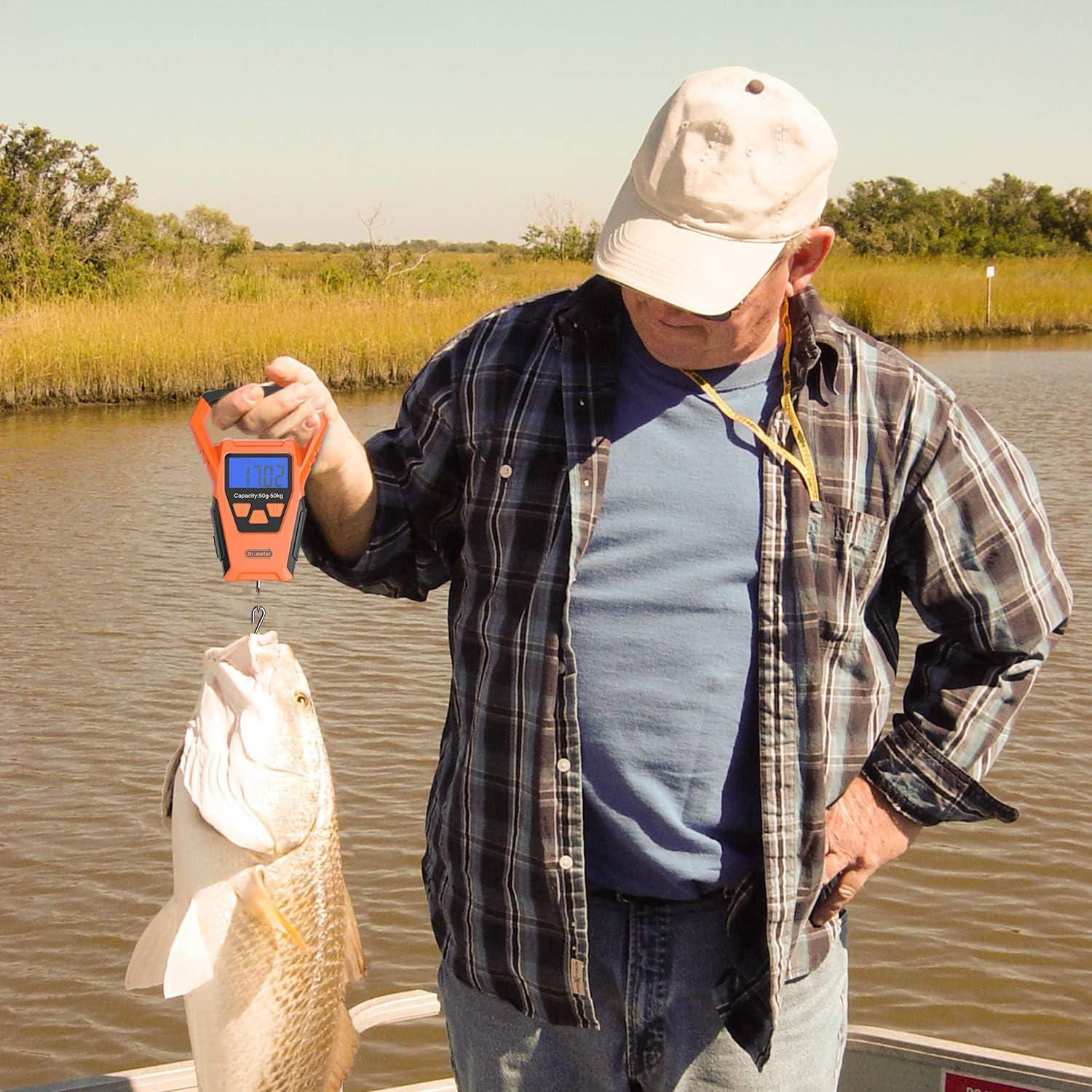 Balanza de Pesca Digital Dr.meter IPX7 50kg con Cinta y Accesorios