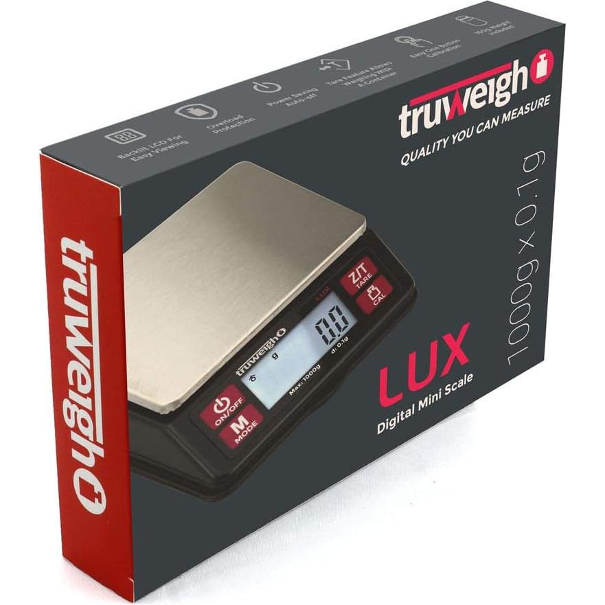 Balanza Digital Mini Truweigh 1000g x 0.1g Acero Inoxidable