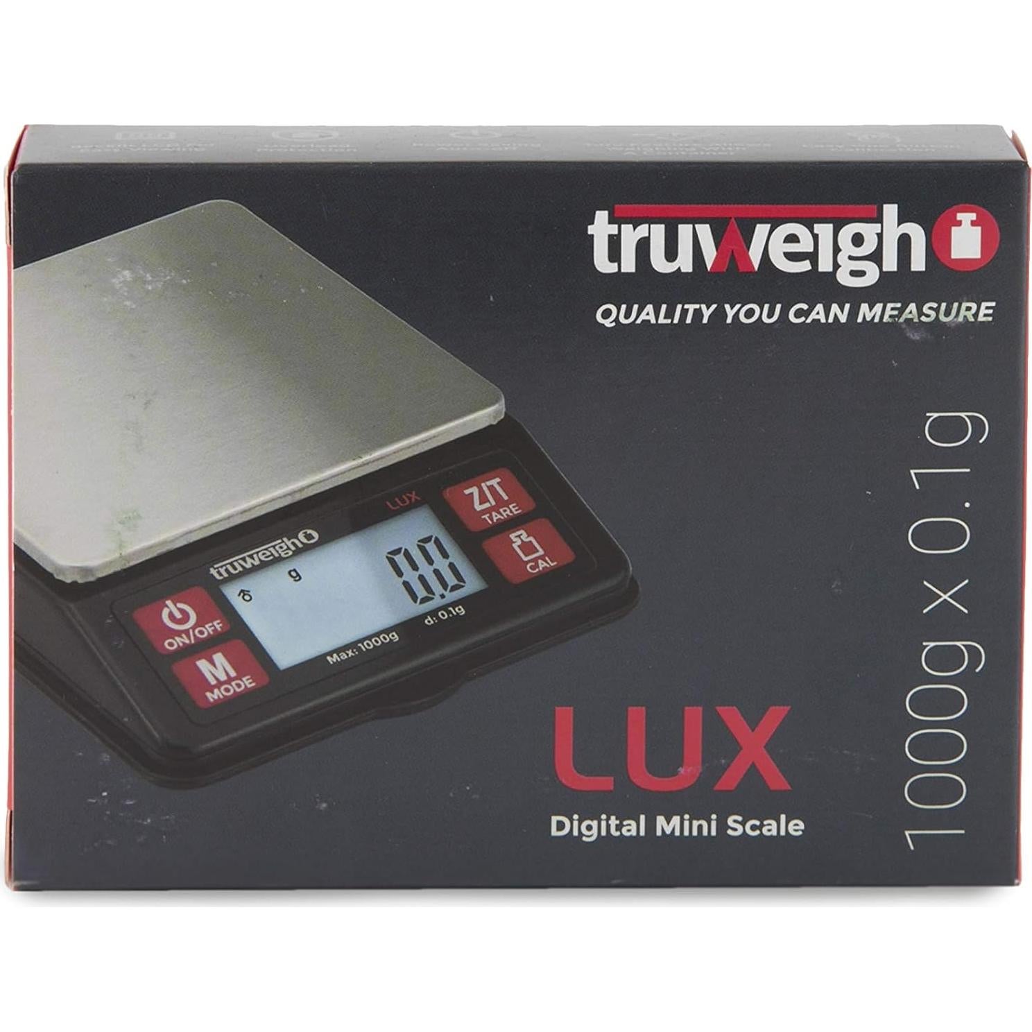 Balanza Digital Mini Truweigh 1000g x 0.1g Acero Inoxidable