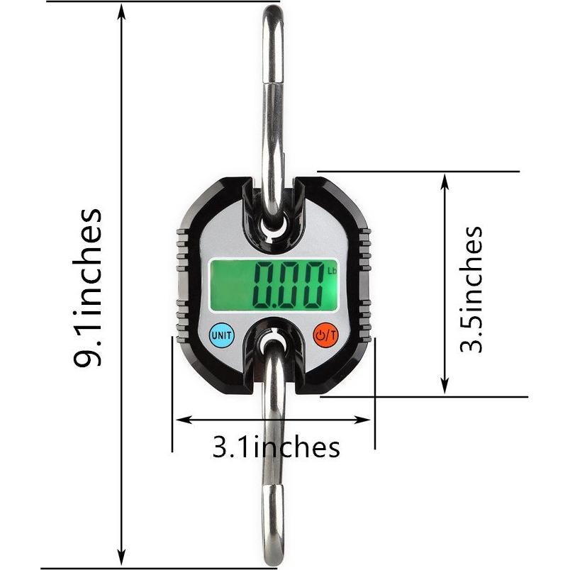 Báscula de Grúa Mini Klau 150 kg Pantalla LCD Retroiluminada