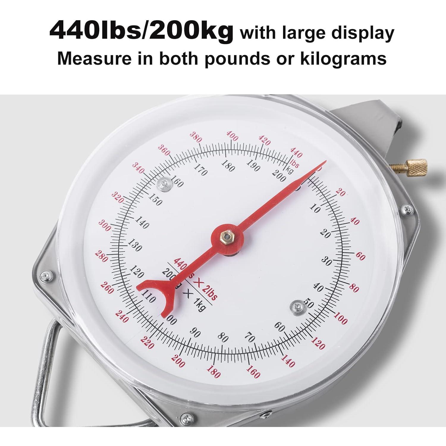 Báscula Colgante Mecánica Yogayet 200kg Alta Precisión