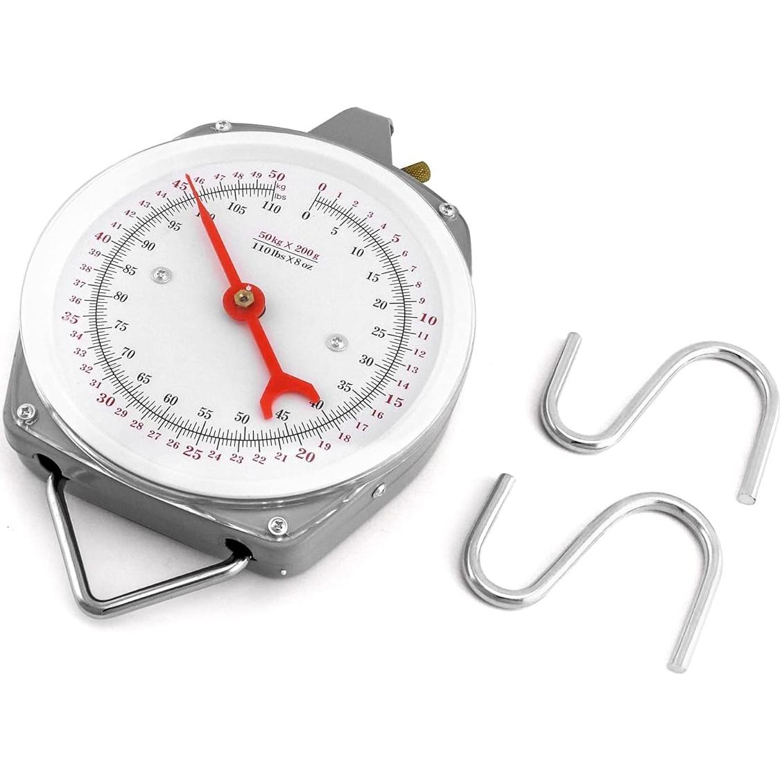 Báscula Colgante de Precisión QWORK 50kg Doble Unidad