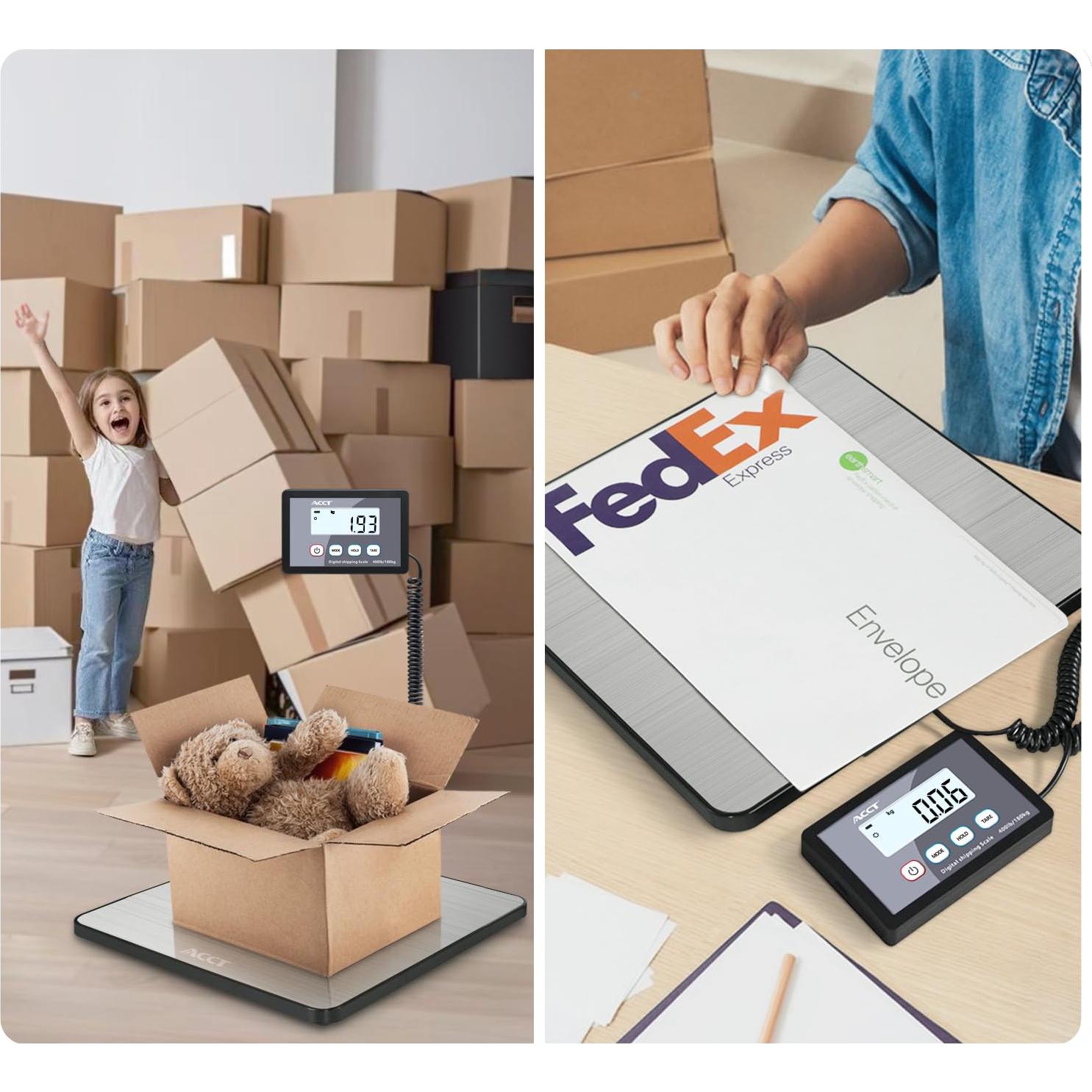 Báscula Postal Digital ACCT 180kg con Función de Tara y Retención