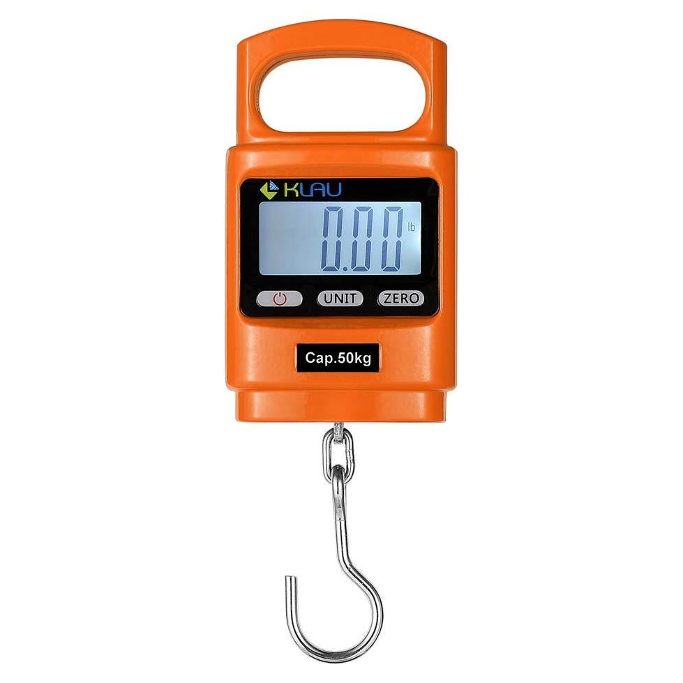 Báscula Digital Colgante Klau 50 kg Pantalla LCD Naranja