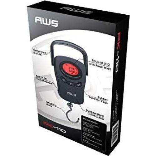 Báscula Digital Colgante PK-110 American Weigh 50kg LCD