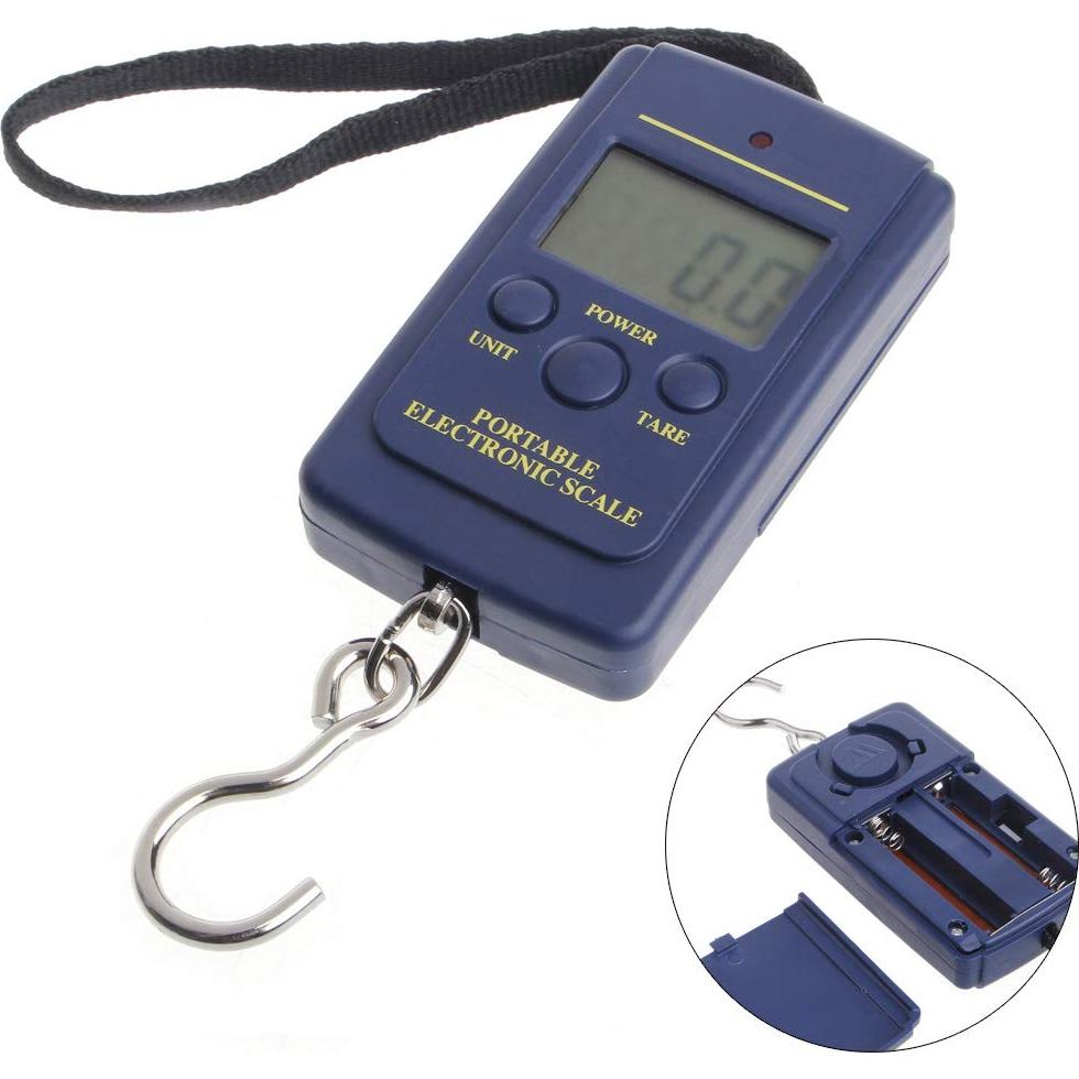 Báscula Digital Portátil HwdjiSW 40kg Acero Inoxidable