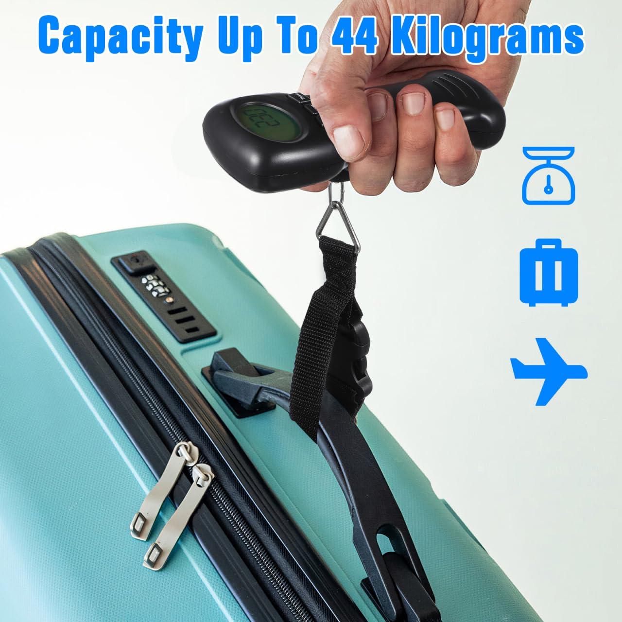 Balanza Digital de Equipaje BESPORTBLE Compacta 19x8cm