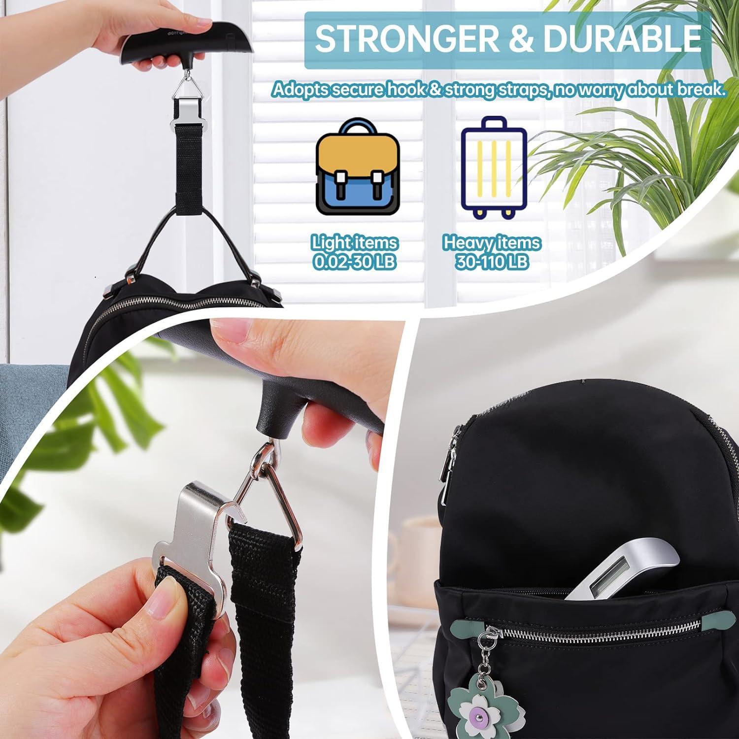 Báscula de Equipaje Digital Visen - 3 Unidades 50kg LCD