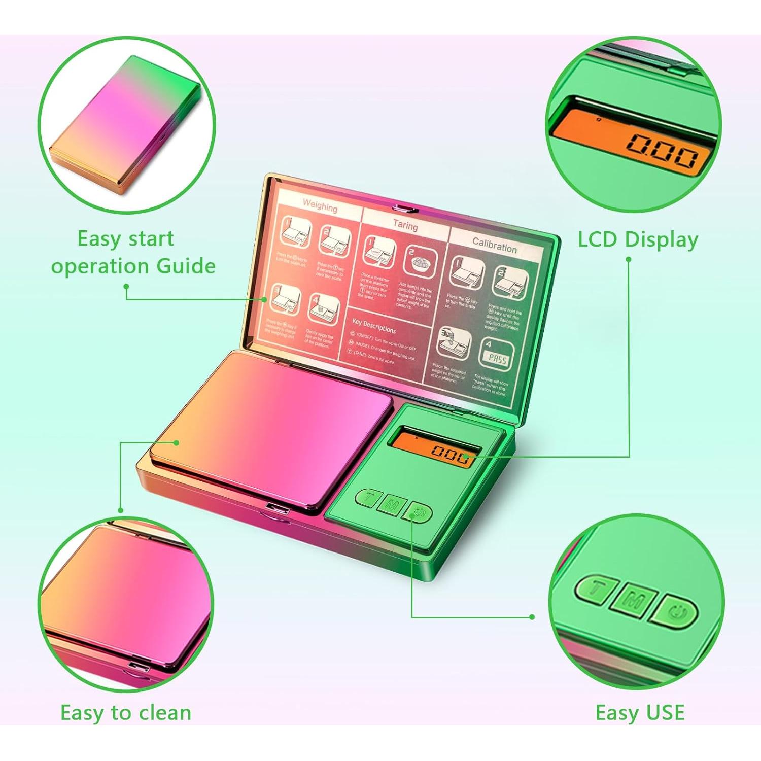 Báscula de bolsillo digital UNIWEIGH UL-300SH-RBOW 300g/0.01g