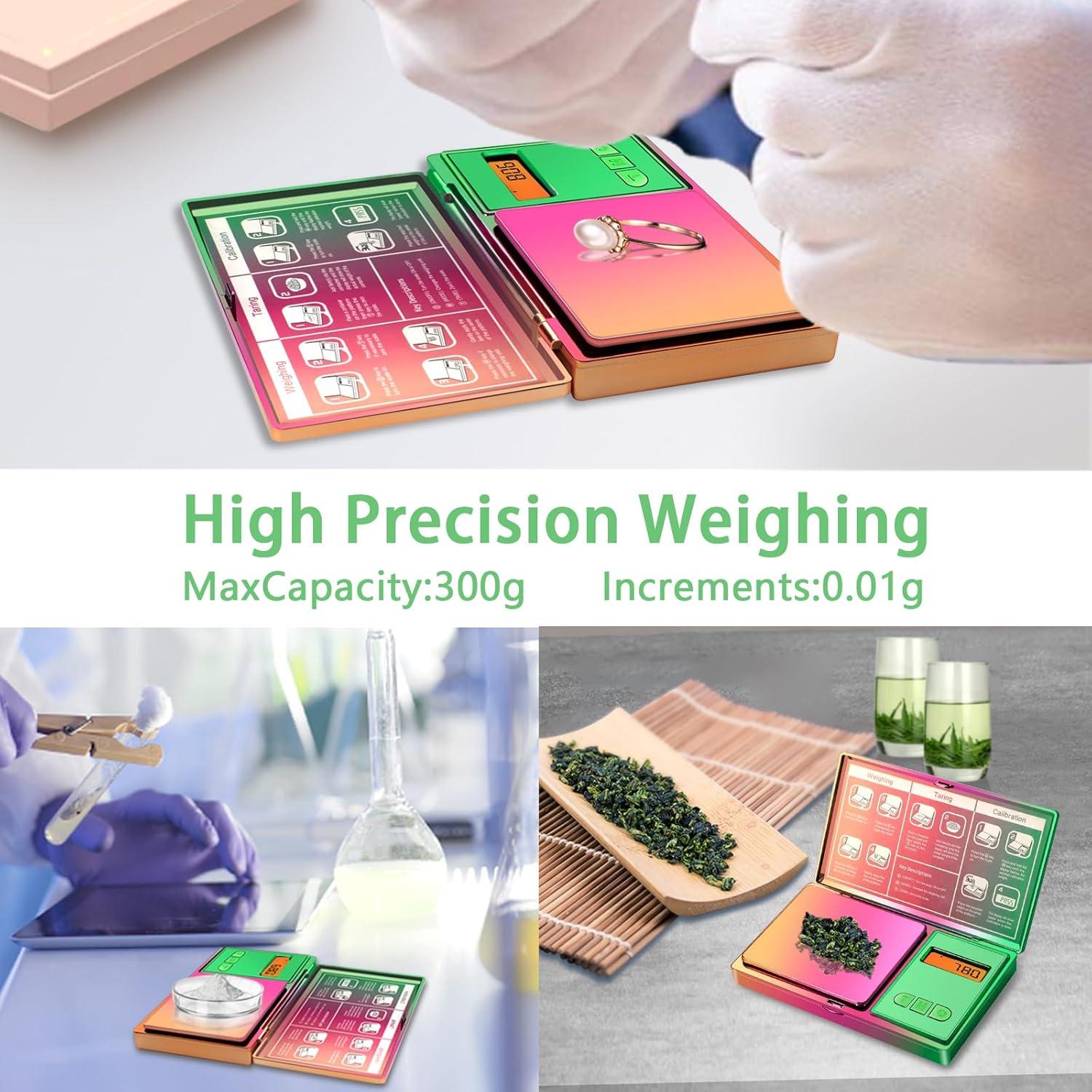 Báscula de bolsillo digital UNIWEIGH UL-300SH-RBOW 300g/0.01g